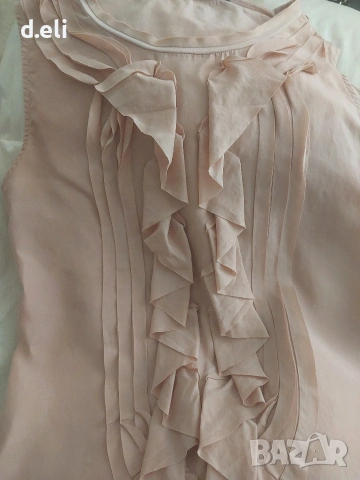 MAX MARA Original Size S-M 100% Коприна , снимка 3 - Корсети, бюстиета, топове - 53744553