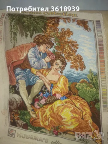Гоблен романс , снимка 2 - Гоблени - 49879285