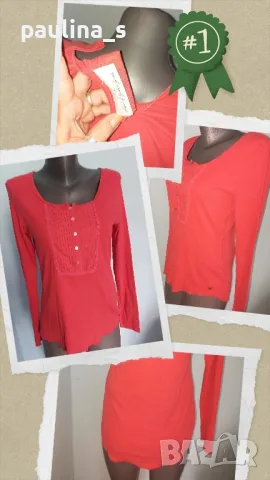 Четири броя / Памучна маркова блуза тип туника с дълъг ръкав , снимка 7 - Блузи с дълъг ръкав и пуловери - 29864731