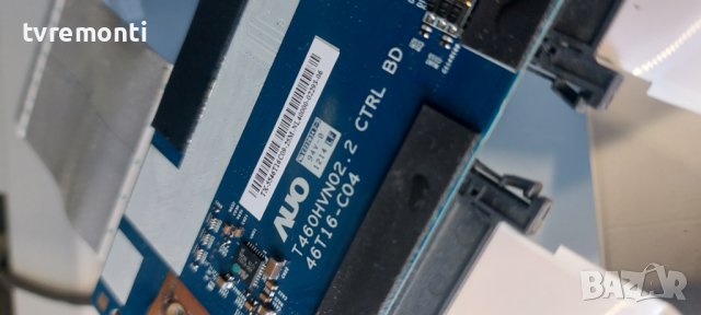 T-CON T460HVN02.2 CTRL BD 46T16-C04 Toshiba 46TL933 for 46 inc DISPLAY T460HVN02.2, снимка 2 - Части и Платки - 41825329