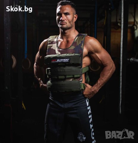 Утежнена Тренировъчна Жилетка С Регулируемо Тегло – Moro 30 Кг (30 Х 1 Кг), снимка 6 - Фитнес уреди - 40771302