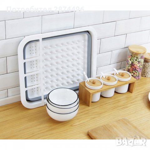 3156 СУШИЛНИК ЗА МИВКА - СГЪВАЕМ, снимка 4 - Аксесоари за кухня - 35764632