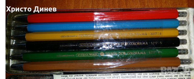 COLORAMA BOHEMIA Works 5217 C/S  -автоматични моливи, снимка 10 - Антикварни и старинни предмети - 36185319