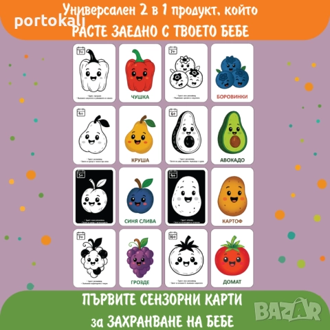 НОВО! Монтесори Образователен комплект за захранване хранене бебе дете книга подарък, снимка 7 - Специализирана литература - 52686193