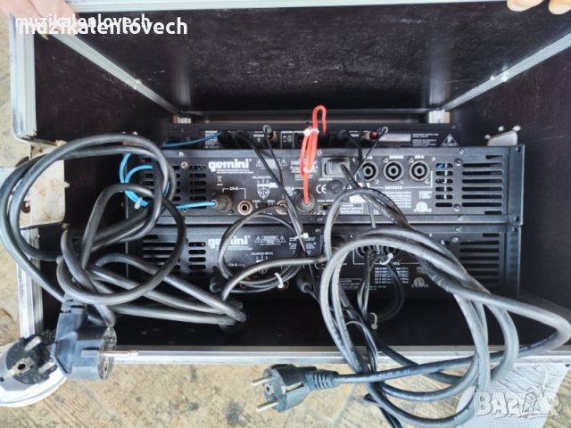 2 бр. Gemini GXA 1600 Power Amp /професионали усиватели/ като нови, снимка 6 - Ресийвъри, усилватели, смесителни пултове - 42124178
