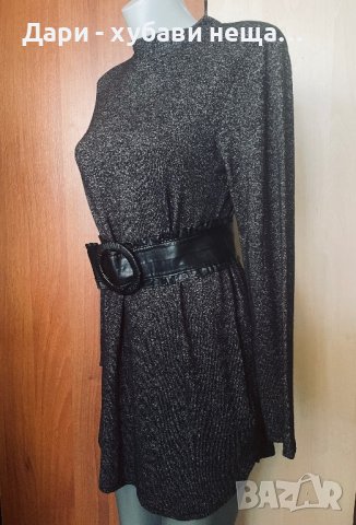 Тунка плетиво, в сиво🍀❤️M, M/L❤️🍀арт.6018