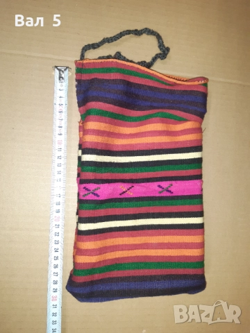 Красива овчарска , коледарска торбичка , торба . Носия, снимка 4 - Антикварни и старинни предмети - 52616180