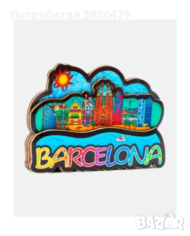  магнит от БАРСЕЛОНА, снимка 1