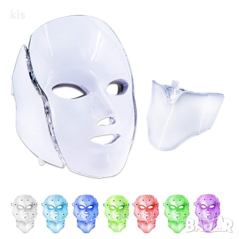 LED маска за светлинна терапия на лице и шия модел MX-N24, снимка 2 - Козметични уреди - 41685596