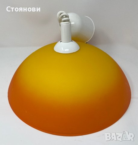 Висяща лампа тип асансьор Оранжева с крушка, снимка 5 - Лампиони - 41904222