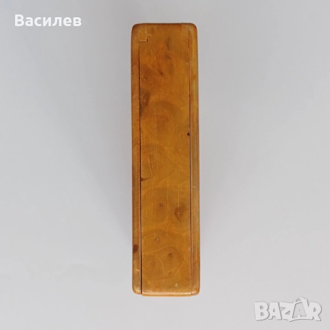 Стара дървена табакера, нова неупотрбявана, снимка 3 - Антикварни и старинни предмети - 52803166