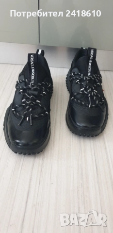 Versace Jeans Couture UK 7.5 US 8.5 Sneakers Mens Size 42/27см ОРИГИНАЛ! Мъжки Спортно - елегантни!, снимка 9 - Кецове - 51719588