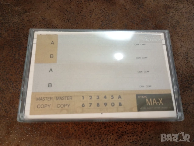 TDK MA-X 60 Метална аудио касета, снимка 2 - Аудио касети - 53850681