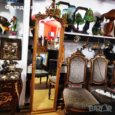Високо златно огледало - Рококо , снимка 1