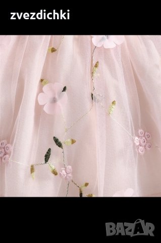 👗👑 Уникална рокля за принцеса‼️6-9 м., снимка 3 - Бебешки рокли - 41974875