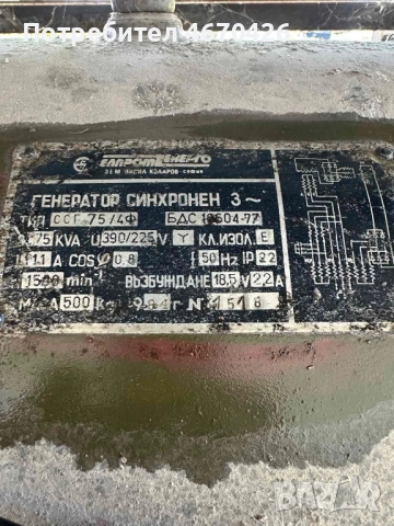Синхронен генератор, снимка 2 - Селскостопанска техника - 52673789