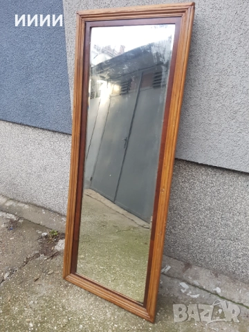 Голямо кристално огледало в рамка, снимка 2 - Антикварни и старинни предмети - 52884514