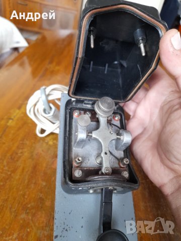 Стар морзов манипулатор,ключ #5, снимка 5 - Антикварни и старинни предмети - 41929998