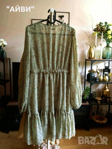 Дамска нежна маркова рокля, снимка 6 - Рокли - 52186940