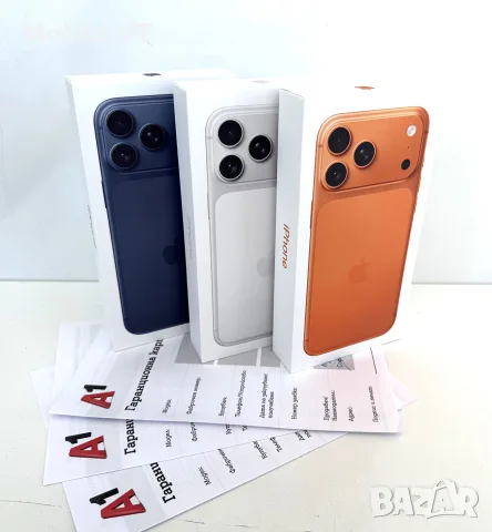 НОВ! iPhone 17 Pro 512GB Blue / Orange / Silver ГАРАНЦИЯ 24 Месеца!, снимка 2 - Apple iPhone - 56110756