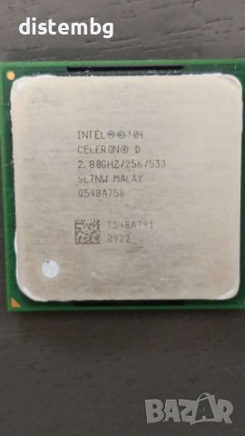 Intel® Celeron® D Processor 335J 256K Cache, 2.80 GHz, 533 MHz FSB, снимка 1 - Процесори - 41080854