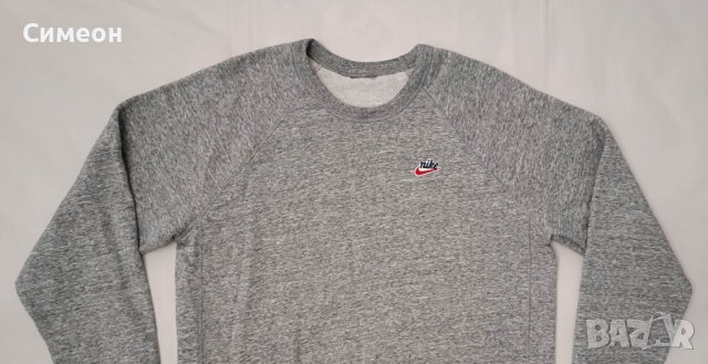 Nike Sportswear Heritage Sweatshirt оригинално горнище L Найк памук, снимка 2 - Спортни дрехи, екипи - 39658037