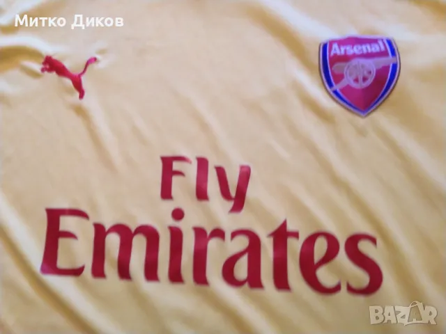 Арсенал футболна тениска маркова на Пума размер Л , снимка 3 - Футбол - 48970358