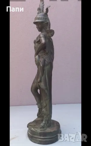 Бронзова скулптура на богинята "Белона", снимка 16 - Антикварни и старинни предмети - 48021731