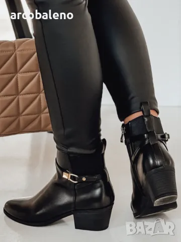 BLENESSON Дамски боти на лек ток, снимка 3 - Дамски боти - 47778930