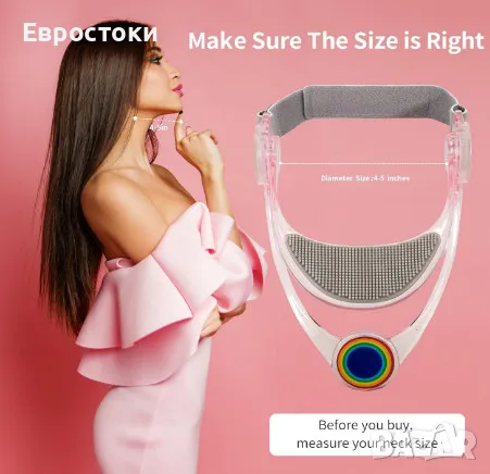 Ортопедичен коректор на позата на врата Foldable 2.0 Beauty Neck Brace, ортеза за врат, снимка 4 - Ортези и протези - 50245299