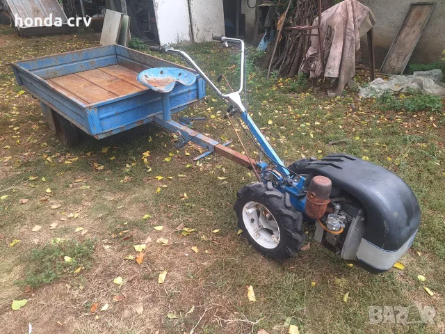 Мотоблок BCS 725 с ремарке фреза и снегорин, снимка 3 - Градинска техника - 56225388