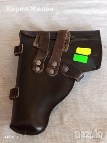 Винтидж естествена кожа кобур за пистолет за КОЛЕКЦИЯ 51133, снимка 7 - Други ценни предмети - 51921412