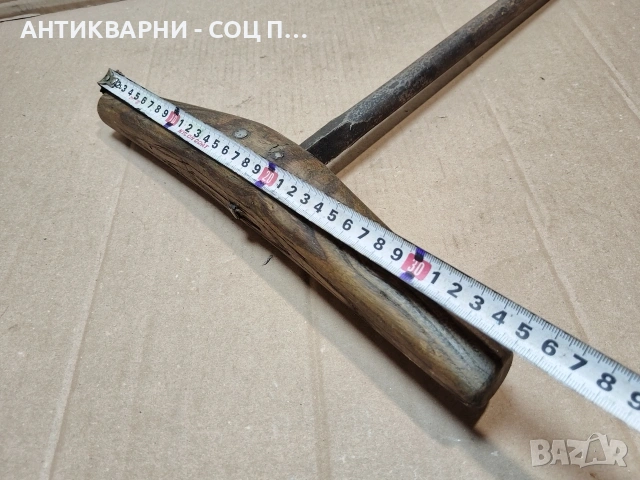 Стара Голяма Ръчно Кована Дърводелска Бургия. / НОМЕР 1591., снимка 7 - Антикварни и старинни предмети - 53669933
