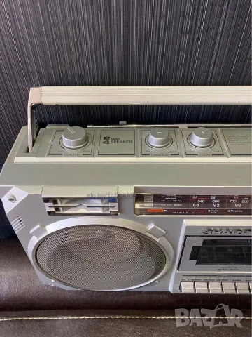 	SHARP GF-7474Z VINTAGE RETRO BOOMBOX радио касетофон, снимка 6 - Радиокасетофони, транзистори - 55896324