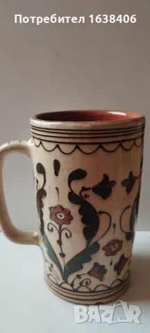 Стара керамична чаша , снимка 2 - Антикварни и старинни предмети - 49467603