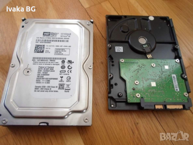 Продавам маркови 160 GB SATA HDD, снимка 5 - Твърди дискове - 36230728