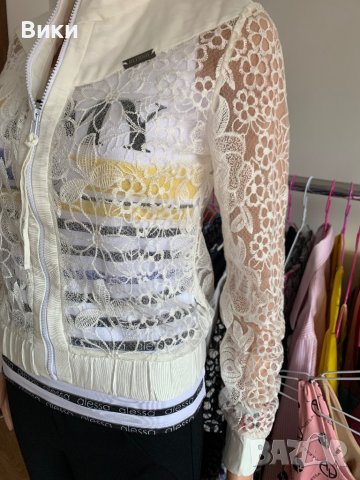 Alessa Алеса бяло яке от дантела, снимка 2 - Якета - 40816707