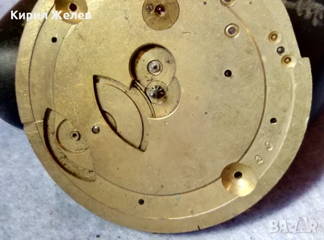 МЕХАНИЗЪМ от РЯДЪК КОЛЕКЦИОНЕРСКИ СТАР ШВЕЙЦАРСКИ ДЖОБЕН ЧАСОВНИК 12311, снимка 11 - Антикварни и старинни предмети - 48563362