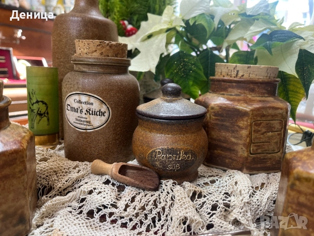 Керамични съдчета за съхранение Бутилка-22 см Цена-13 лв /6.65€  , снимка 4 - Кутии за храна - 52942063