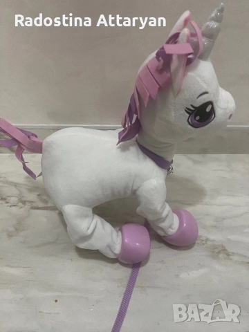 Peppy Pets - Плюшен любимец за разходка навън - Еднорог, снимка 2 - Плюшени играчки - 52367771