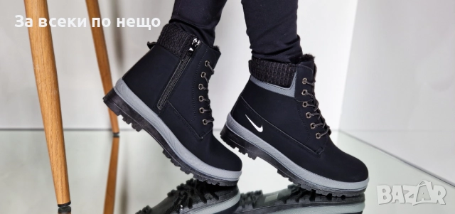 Nike Дамски Зимни Меки И Топли Боти С Пух Найк - Налични Различни Цветове Код P1790