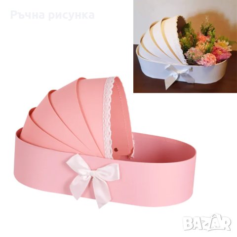 Подаръчна кутия "Бебешко кошче"