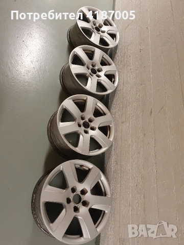 алуминиеви джанти ауди / шкода 8Jx17H2 ET30, снимка 2 - Гуми и джанти - 53862323