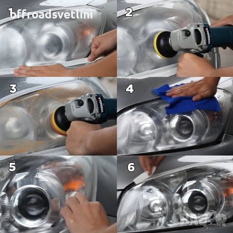 Комплект за възстановяване полиране на фарове Visbella, снимка 2 - Аксесоари и консумативи - 41949126