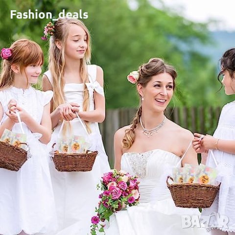 Нови 120 броя Комплект торбички с конфети Сватбени стикери Парти Декорация, снимка 4 - Други - 42001276