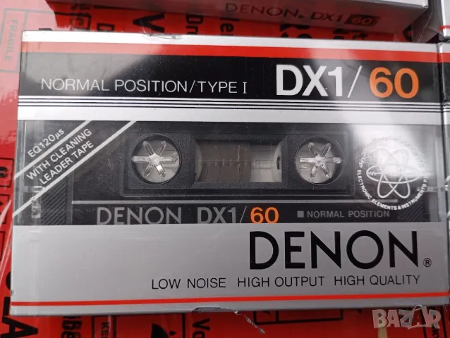 Чисто НОВИ Denon DX1/60 dx 1 60 normal нормални аудио касети OVP