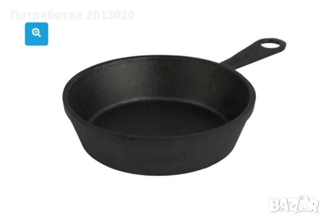 Чугунен тиган, снимка 2 - Съдове за готвене - 52361289