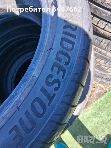 225 45 18 BRIDGESTONE 2бр летни дот 2021г , снимка 4 - Гуми и джанти - 53659758