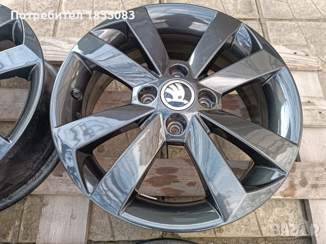 Лети джанти 15ки 4х100 Skoda, снимка 7 - Гуми и джанти - 52821902
