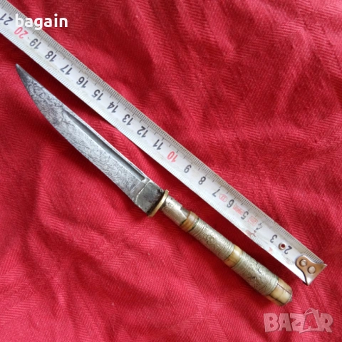 Османски нож, снимка 5 - Антикварни и старинни предмети - 53844997